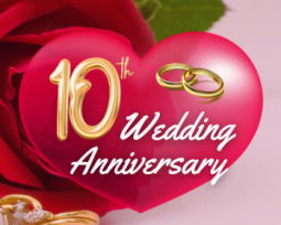 Happy 10th Anniversary Wishes To Cherish This Milestone
