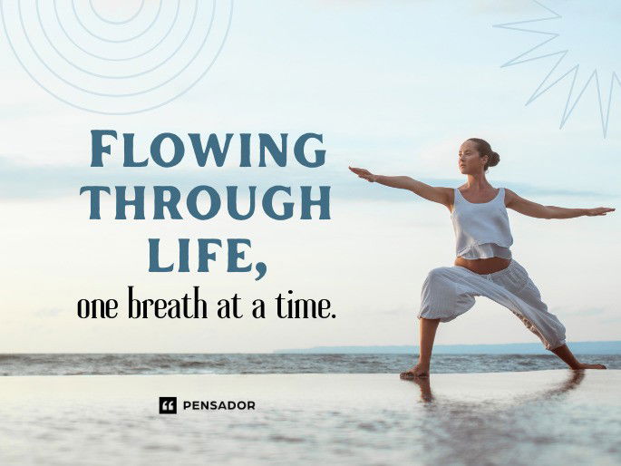 Flowing through life, one breath at a time.