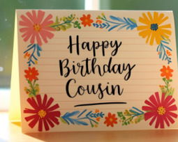 45 Happy Birthday Cousin Wishes to Light Up Their Day