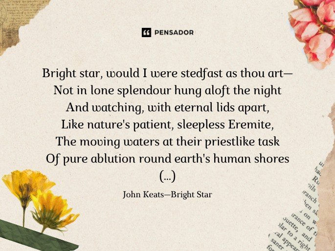 John Keats—Bright Star