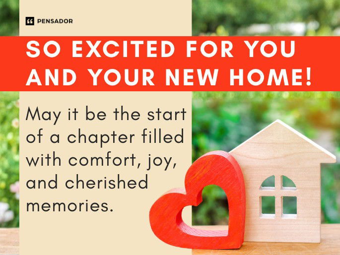 So excited for you and your new home! May it be the start of a chapter filled with comfort, joy, and cherished memories.