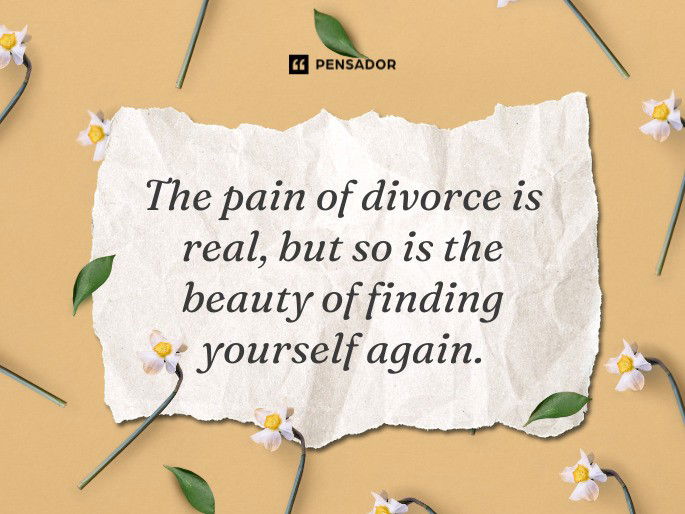 The pain of divorce is real, but so is the beauty of finding yourself again.