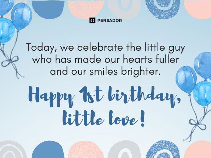 Today, we celebrate the little guy who has made our hearts fuller and our smiles brighter. Happy 1st birthday, little love!