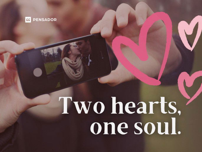 Two hearts, one soul.