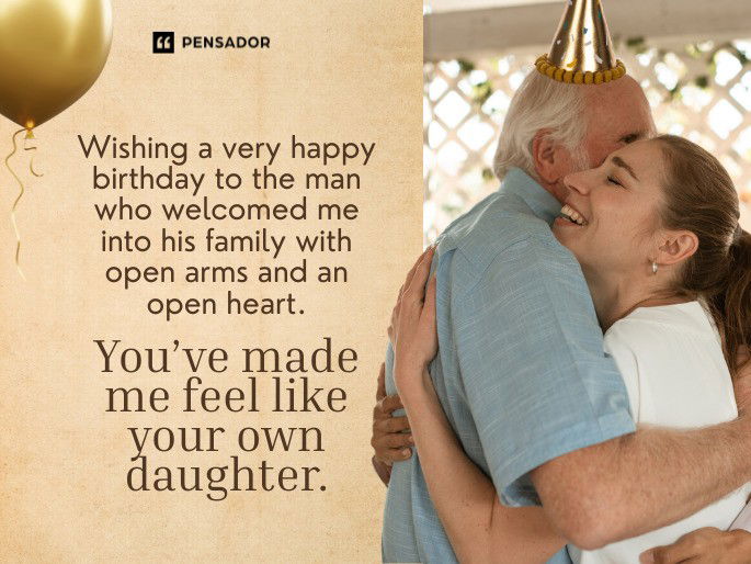 Wishing a very happy birthday to the man who welcomed me into his family with open arms and an open heart. You’ve made me feel like your own daughter.
