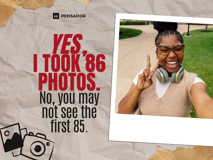 Yes, I took 86 photos. No, you may not see the first 85.