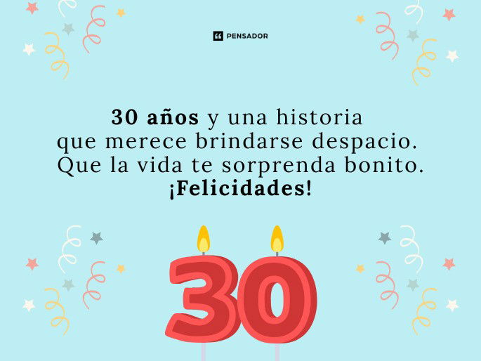 30 años y una