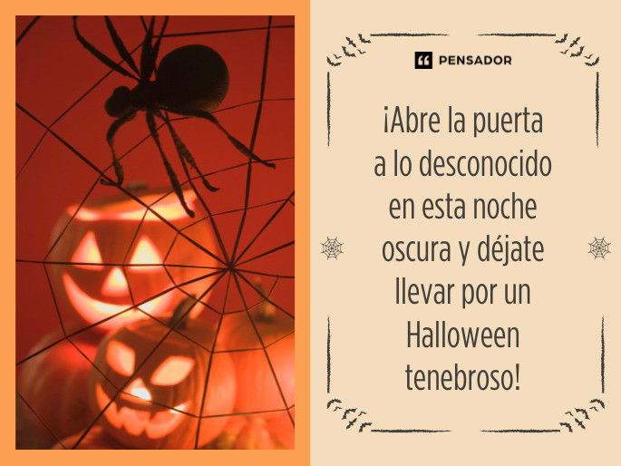 ¡Abre la puerta a lo desconocido en esta noche oscura y déjate llevar por un Halloween tenebroso!