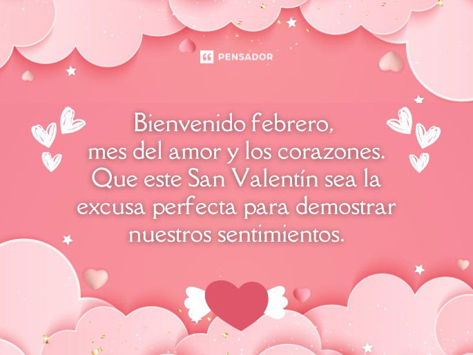 bienvenido mes del amor