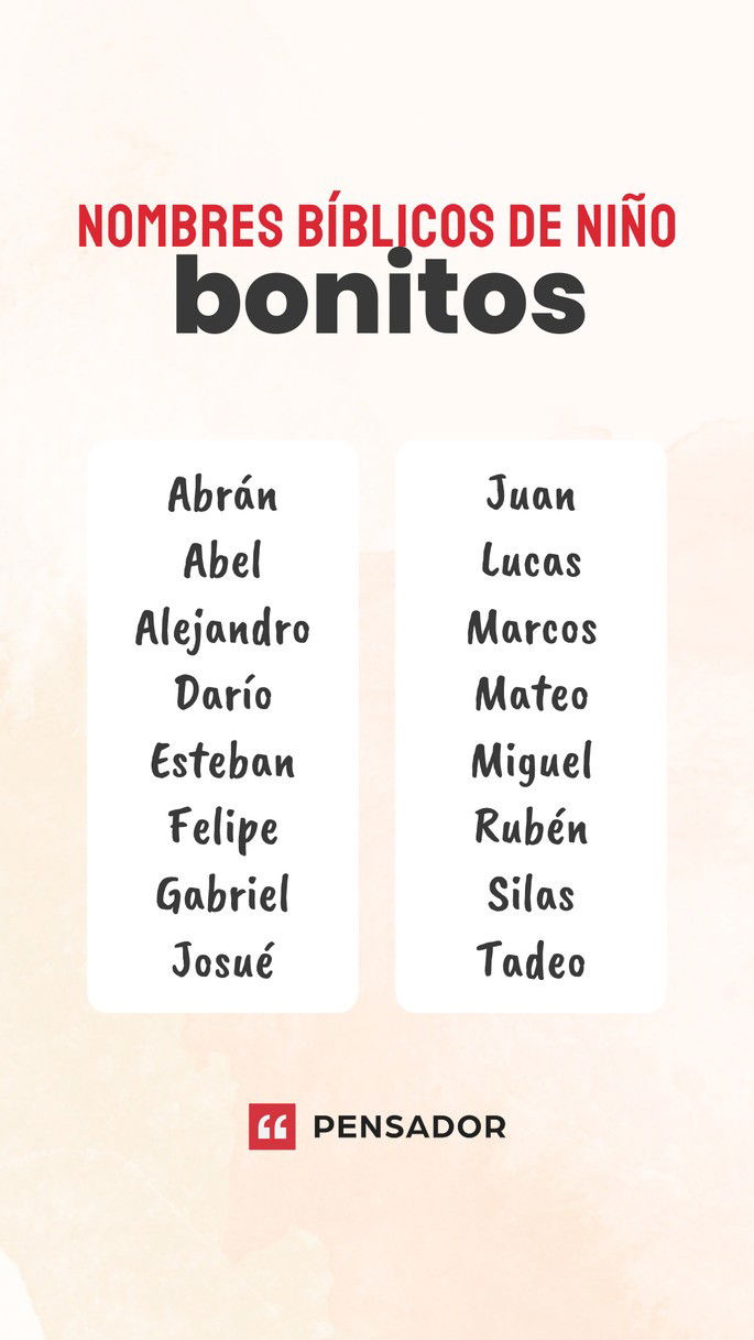 bonitos biblicos