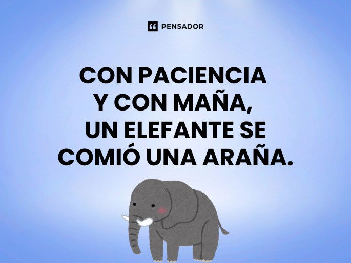 con paciencia y