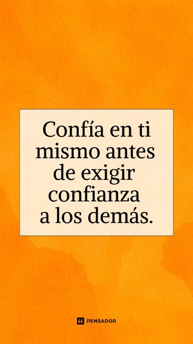 confia en