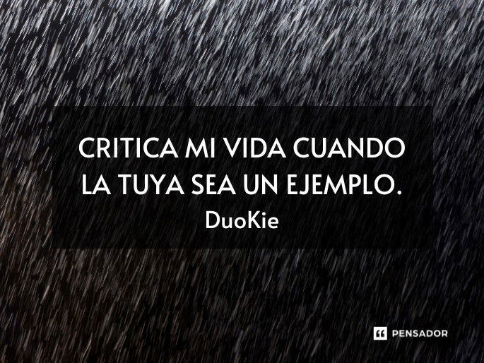 critica mi vida