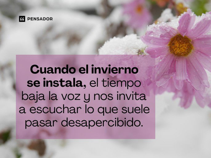 cuando el invierno se