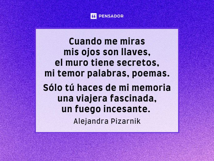 cuando me miras