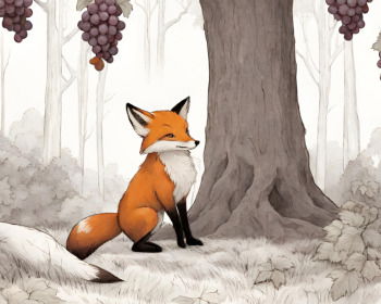 Cuento de la zorra y las uvas
