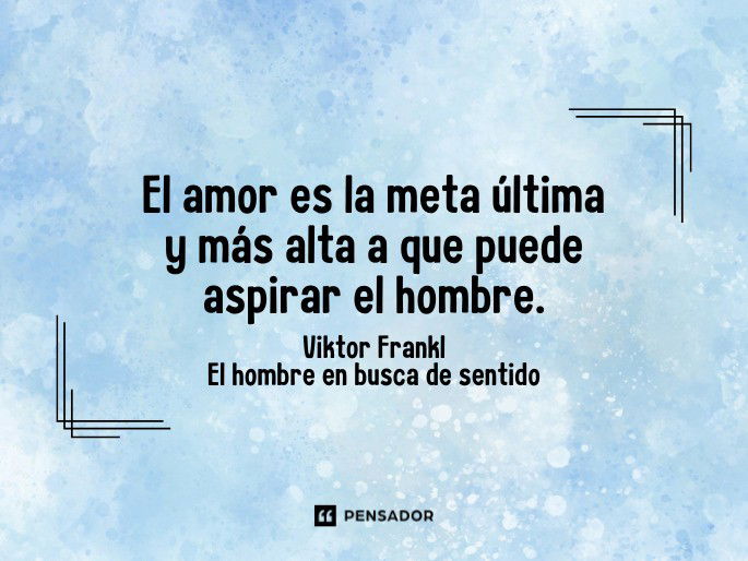 el amor es la meta