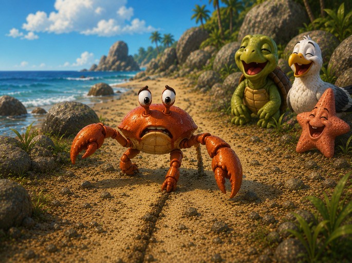 el cangrejo que camino