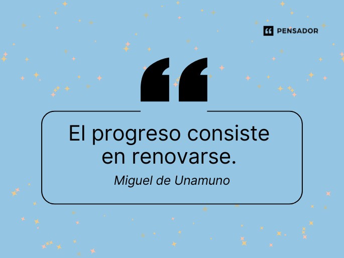 el progreso consiste