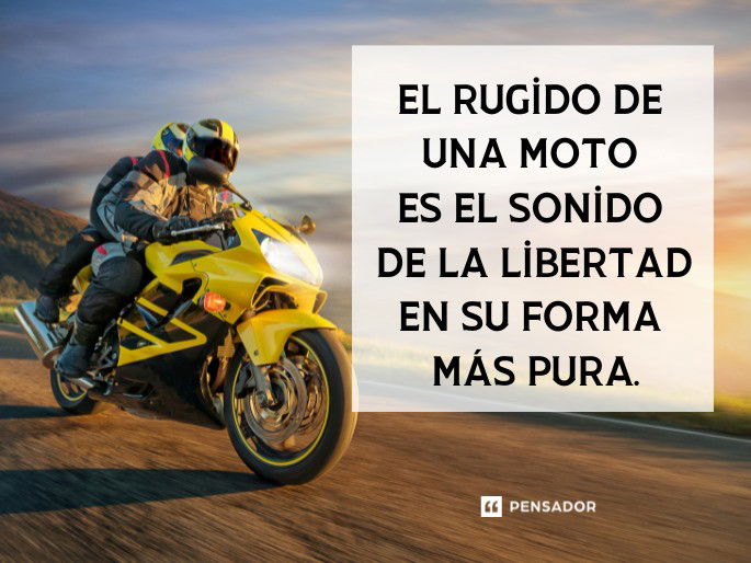 el rugido de una moto