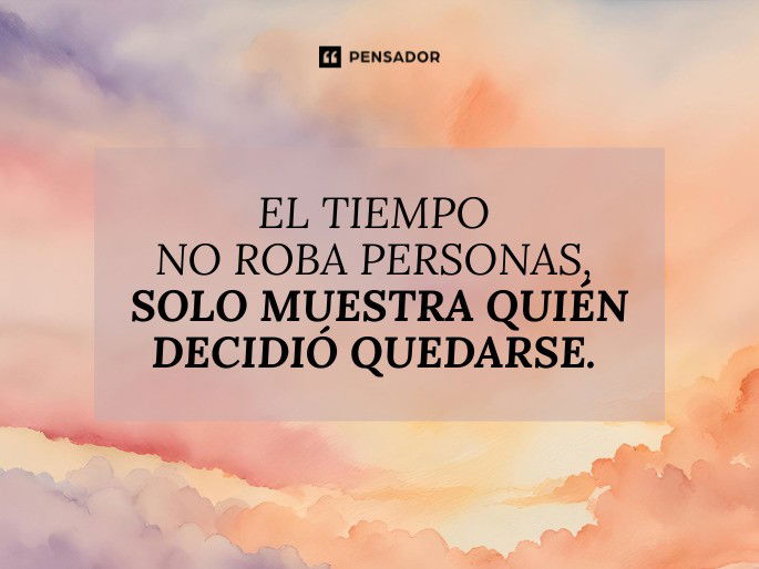 el tiempo no roba
