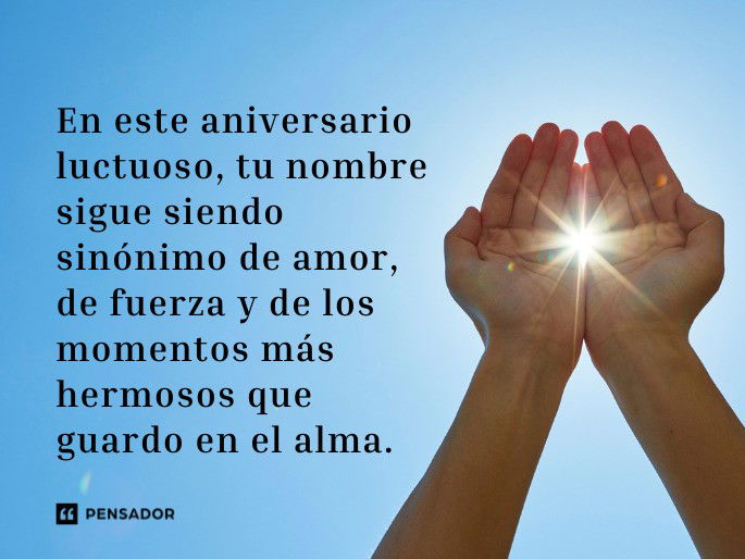 en este aniversario luctuoso