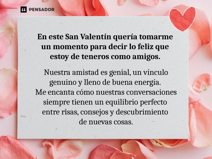 en este san valentin queria