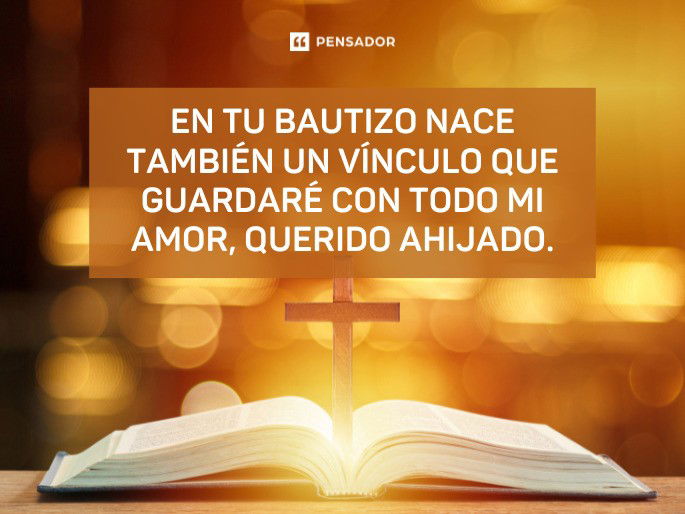 en tu bautizo nace