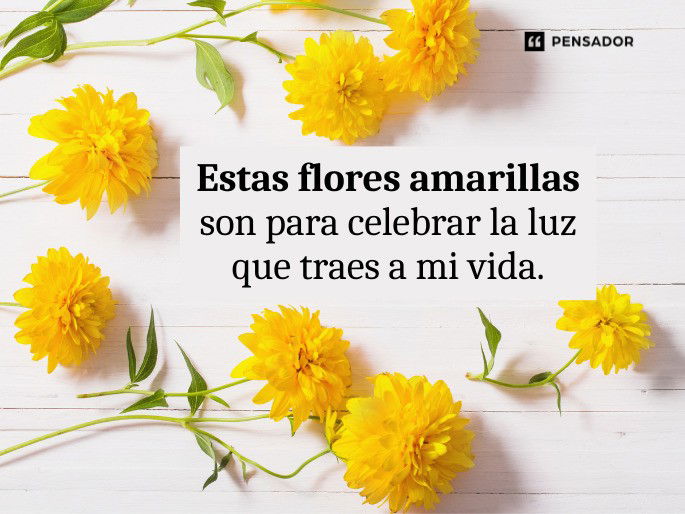 estas flores amarillas