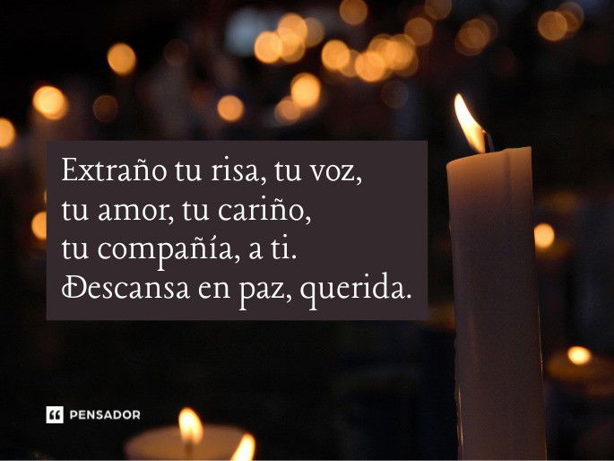 extraño tu risa tu