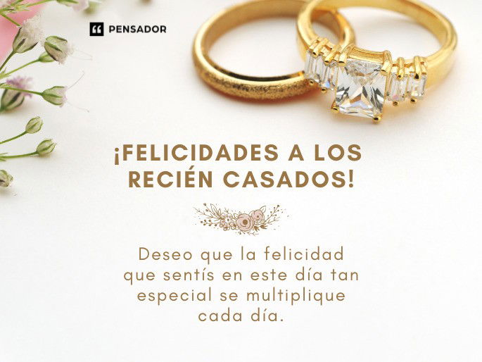 felicidades a los recien