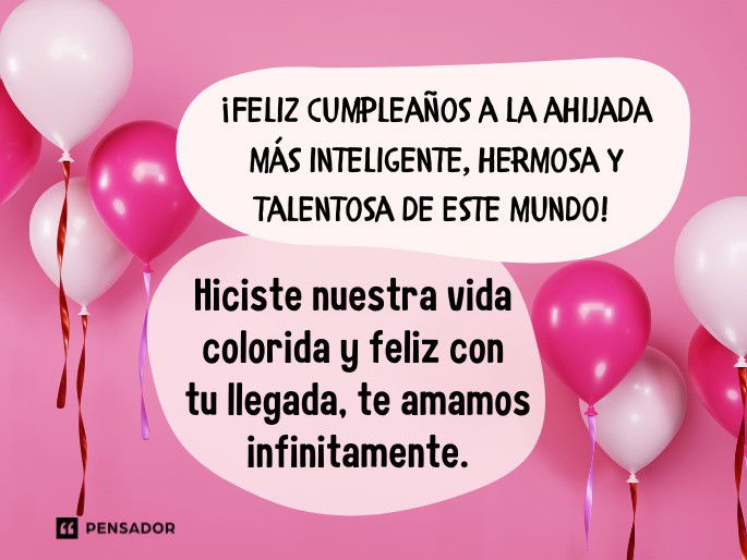 feliz cumpleaños a la ahijada mas