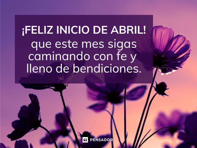 feliz inicio de abril