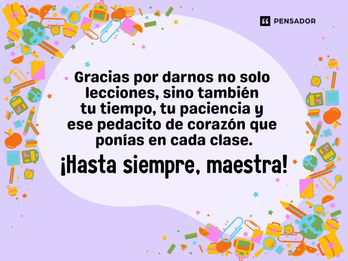 gracias por darnos