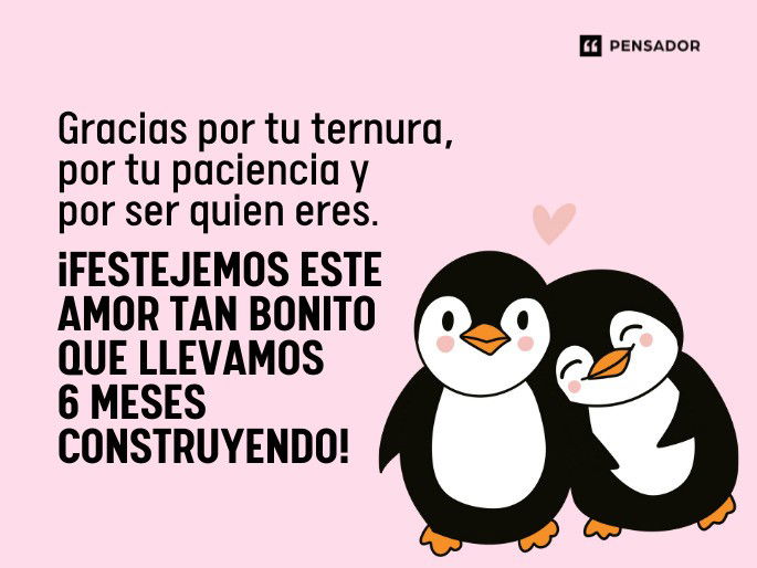 gracias por tu ternura