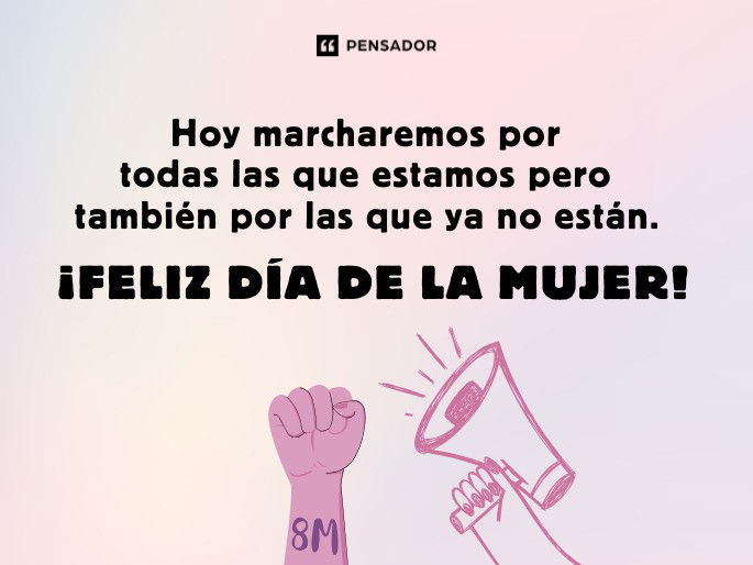 hoy marcharemos por