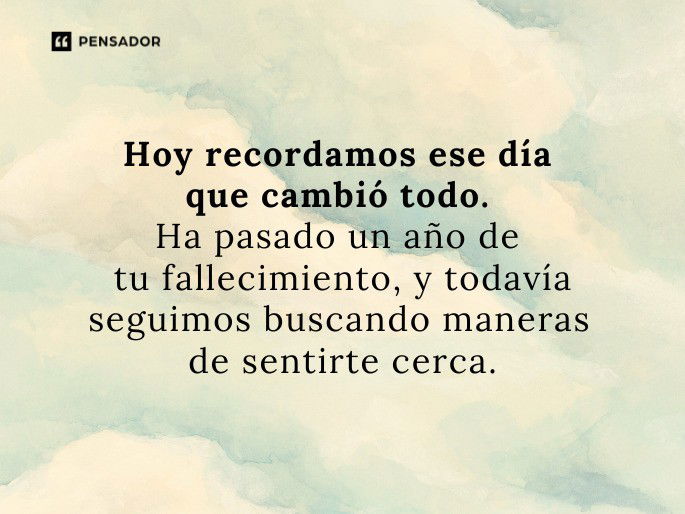 hoy recordamos ese dia