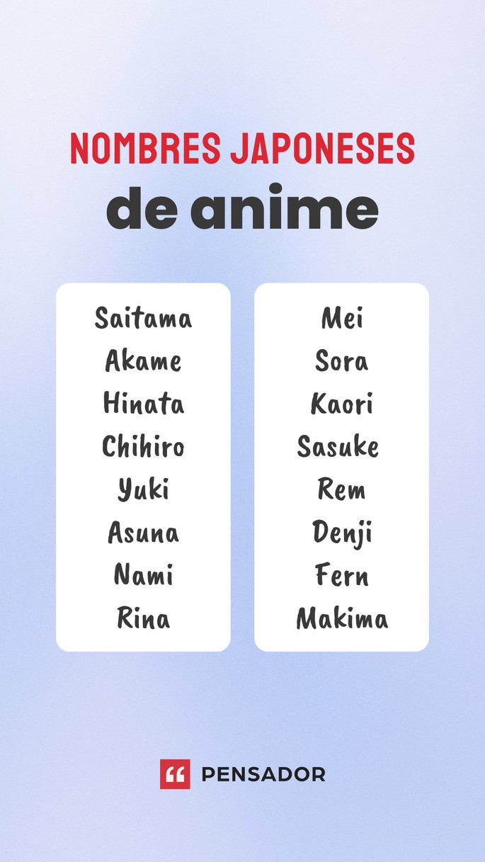 japoneses anime