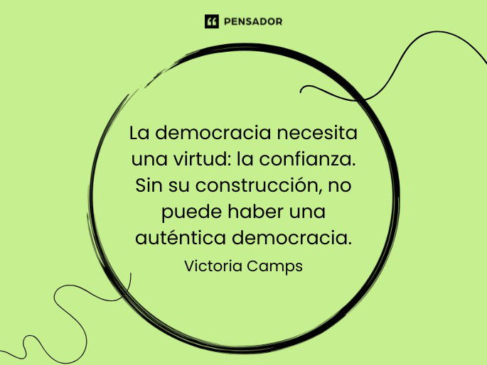 la democracia necesita una