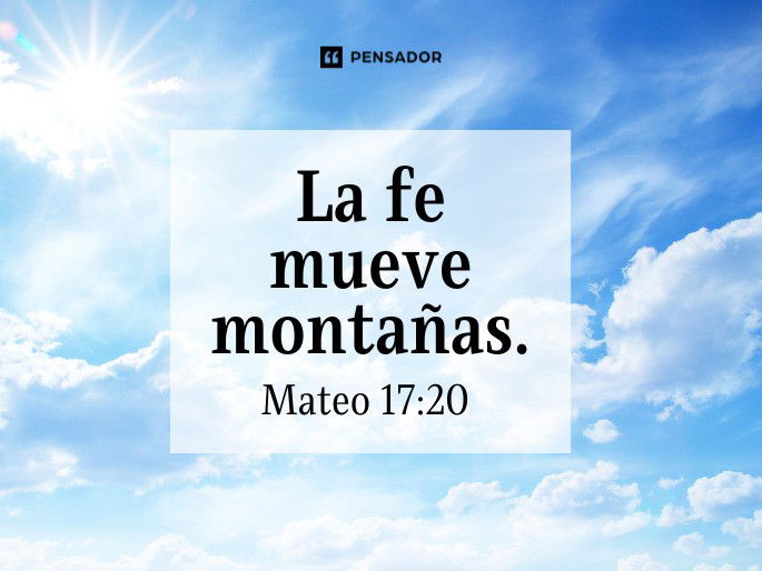 la fe mueve