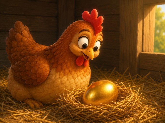 la gallina de