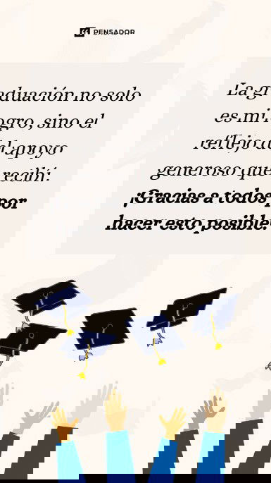 la graduación no solo