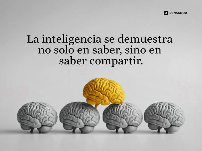 la inteligencia se