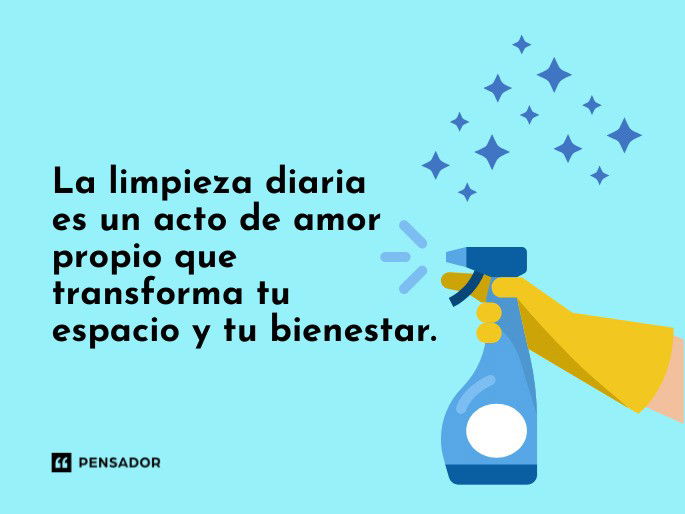 la limpieza diaria