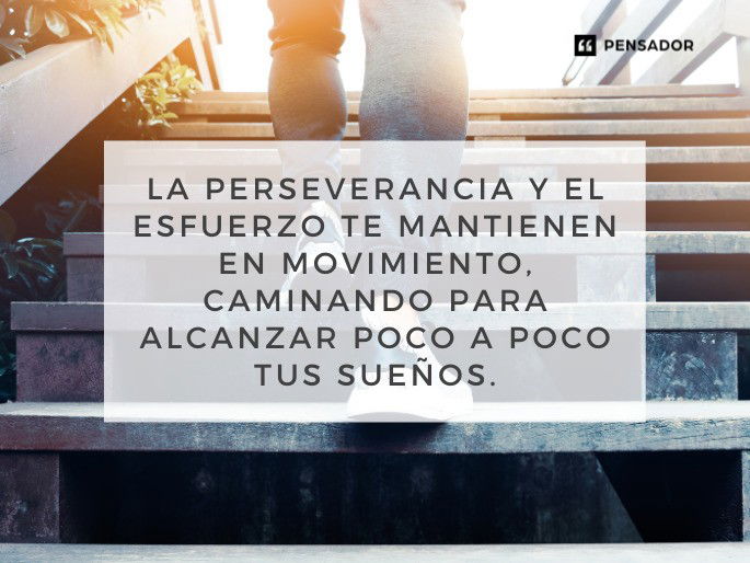 la perseverancia y el