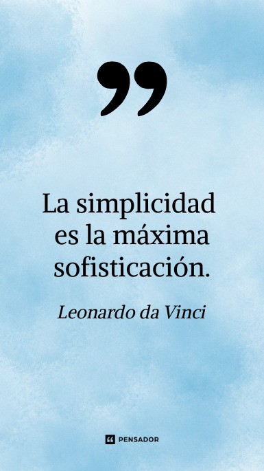 la simplicidad