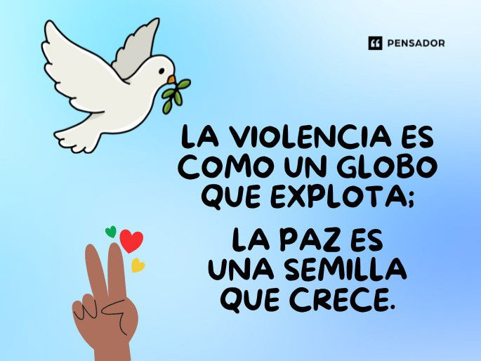 la violencia es como