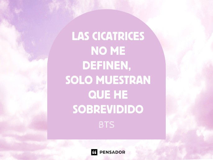 las cicatrices no me