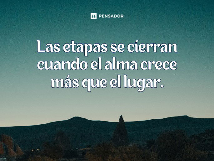 las etapas se