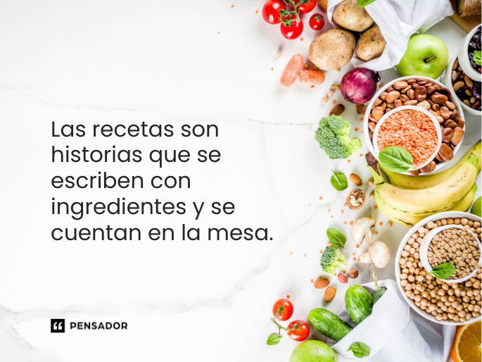 las recetas son historias